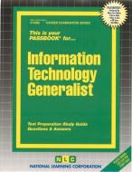 Information Technology Generalist di Jack Rudman edito da National Learning Corp