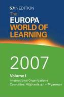 The Europa World Of Learning edito da Taylor & Francis Ltd