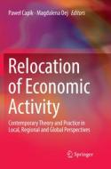 Relocation Of Economic Activity edito da Springer Nature Switzerland Ag