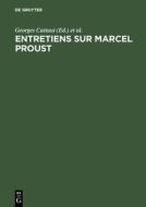 Entretiens sur Marcel Proust edito da De Gruyter Mouton