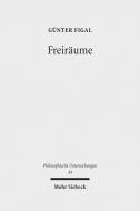 Freiräume di Günter Figal edito da Mohr Siebeck GmbH & Co. K
