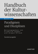 Handbuch der Kulturwissenschaften edito da J.B. Metzler
