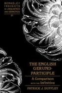 The English Gerund-Participle di Patrick J. Duffley edito da Lang, Peter