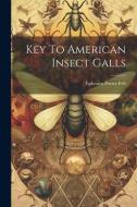 Key To American Insect Galls di Ephraim Porter Felt edito da LEGARE STREET PR