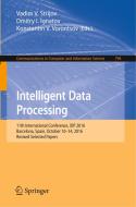 Intelligent Data Processing edito da Springer International Publishing