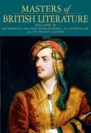 Masters of British Literature, Volume B di David Damrosch, Christopher Baswell, Clare Carroll edito da Longman Publishing Group