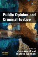 Public Opinion and Criminal Justice di Jane L. Wood edito da Taylor & Francis Ltd