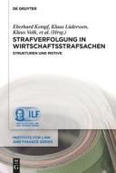 Strafverfolgung in Wirtschaftsstrafsachen edito da Gruyter, Walter de GmbH