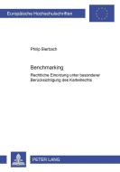Benchmarking di Philip Bierbach edito da Lang, Peter GmbH