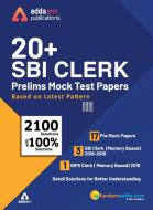 Adda247 SBI Clerk Prelims Mock Test Book English Printed Edition di Adda247 Publications edito da Metis Eduventures pvt ltd