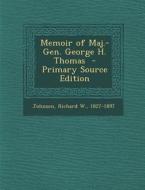 Memoir of Maj.-Gen. George H. Thomas edito da Nabu Press