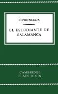 El Estudiante de Salamanca di J. de Espronceda edito da Cambridge University Press