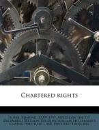 Chartered Rights edito da Nabu Press