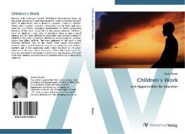 Children's Work di Sevinc Rende edito da AV Akademikerverlag