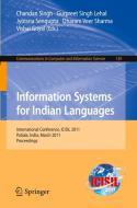 Information Systems for Indian Languages edito da Springer-Verlag GmbH