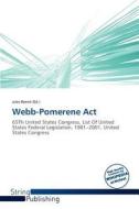 Webb-pomerene Act edito da Duc
