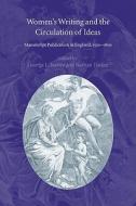 Women's Writing and the Circulation of Ideas edito da Cambridge University Press