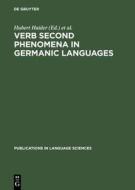 Verb Second Phenomena in Germanic Languages edito da Walter de Gruyter