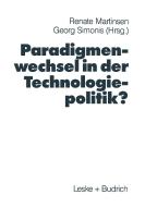 Paradigmenwechsel in der Technologiepolitik? edito da VS Verlag für Sozialwissenschaften