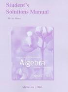 Student Solutions Manual For Beginning And Intermediate Algebra di Paula McKenna, Helen Kirk edito da Pearson Education (us)
