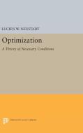 Optimization di Lucien W. Neustadt edito da Princeton University Press