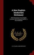 A New English-hindustani Dictionary di S W Fallon edito da Andesite Press