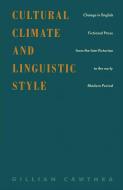 Cultural Climate and Linguistic Style di Gillian Cawthra edito da Palgrave Macmillan