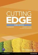 Cutting Edge Intermediate Students' Book with DVD and MyEnglishLab Pack di Jonathan Bygrave, Sarah Cunningham, Peter Moor edito da Pearson Longman