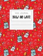 Kids Journal Draw and Write: Cute Notebook with Kawaii Chips, Red Softcover di New Day Journals edito da Createspace Independent Publishing Platform