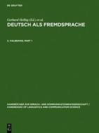 Helbig, Gerhard; Gotze, Lutz; Henrici, Gert; Krumm, Hans-Jurgen: Deutsch ALS Fremdsprache. 2. Halbband edito da Walter de Gruyter