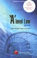 A-level Law di Tony Dugdale, Vera Bermingham, Michael Furmston, Stephen Jones, C.h. Sherrin edito da Oxford University Press