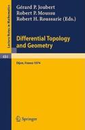 Differential Topology and Geometry edito da Springer Berlin Heidelberg