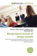 Rhode Island School Of Design People edito da Alphascript Publishing