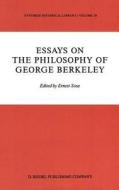 Essays on the Philosophy of George Berkeley edito da Springer Netherlands