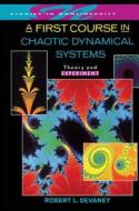 A First Course In Chaotic Dynamical Systems di Robert L. Devaney edito da Taylor & Francis Inc