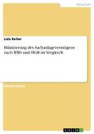 Bilanzierung Des Sachanlageverm Gens Nach Ifrs Und Hgb Im Vergleich di Lola Reiter edito da Grin Publishing