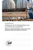 Influence de la température sur la toxicité du cadmium di Sana Boughammoura edito da Presses Académiques Francophones