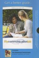 Mycommunicationlab -- Standalone Access Card -- For Your Interpersonal Communication di Timothy P. Mottet, Sally Vogl-Bauer, Marian L. Houser edito da Pearson