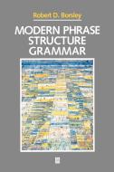 Modern Phrase Structure Grammar di Robert D. Borsley edito da Blackwell Publishers