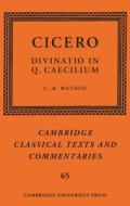 Cicero: Divinatio In Q. Caecilium edito da Cambridge University Press