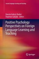 Positive Psychology Perspectives on Foreign Language Learning and Teaching edito da Springer International Publishing