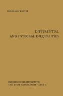 Differential and Integral Inequalities di Wolfgang Walter edito da Springer Berlin Heidelberg