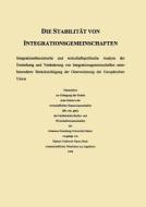 Die Stabilität von Integrationsgemeinschaften edito da Deutscher Universitätsverlag