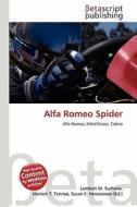 Alfa Romeo Spider edito da Betascript Publishing