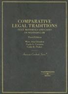 Comparative Legal Traditions: Text, Materials and Cases on Western Law di Mary Ann Glendon, Paolo G. Carozza, Colin B. Picker edito da Gale Cengage