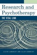 Research and Psychotherapy di Lester Luborsky edito da Jason Aronson