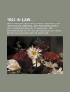1941 In Law: Atlantic Charter, Defense B di Books Llc edito da Books LLC, Wiki Series