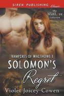 SOLOMONS REGRET VAMPIRES OF WH di Violet Joicey-Cowen edito da SIREN PUB