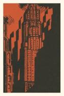 Vintage Journal Woodcut of Skyscraper edito da LIGHTNING SOURCE INC