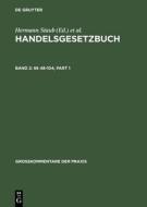 Handelsgesetzbuch 2 Grosskommentar §§ 48-104 di Raimond Emde, Christoph Weber, Jan Thiessen edito da Gruyter, Walter de GmbH